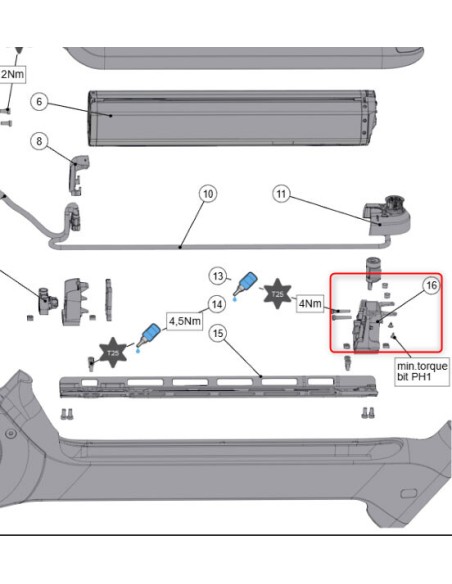 Cortina slotmechanisme cover Bosch BES3