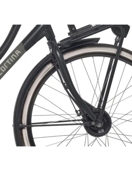 Cortina voorvork E-U4 D FM Disc Jet Black Matte