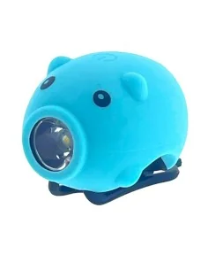 PexKids LED-lamp varken met toeter blauw