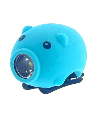 PexKids LED-lamp varken met toeter blauw