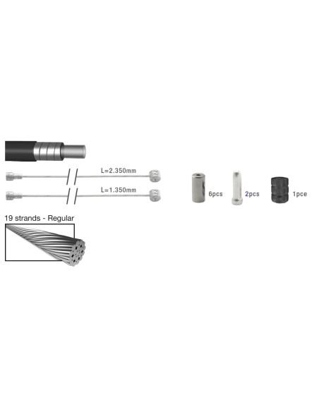 Elvedes remkabel kit ATB/RACE zw
