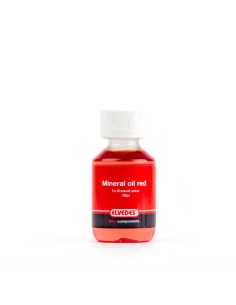 Elvedes mineraal olie 100ml rood
