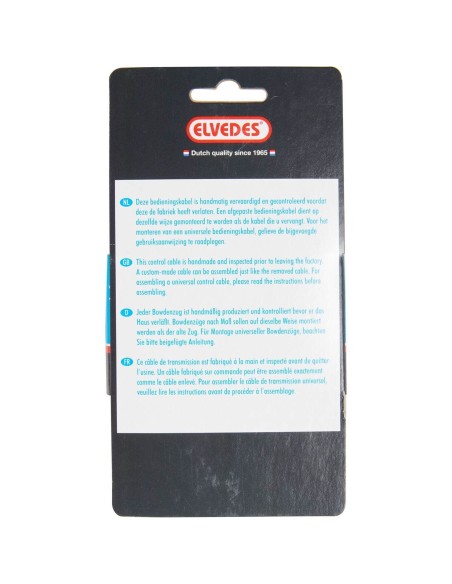 Elvedes remkabel kit + inbus draadeind rvs