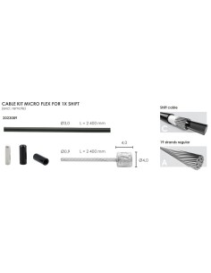 Elvedes schakel kabelkit Micro flex 3.2mm