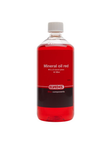 Elvedes mineraal olie 1.000ml rood