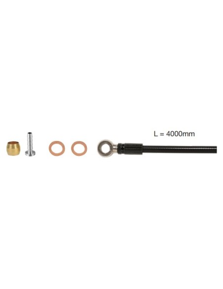 Elvedes hydro leiding 4m BH90 extra flex met banjo+parts