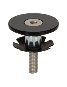 Elvedes stuurdop platte vorm 1 1/8 inch metalen stuurpen