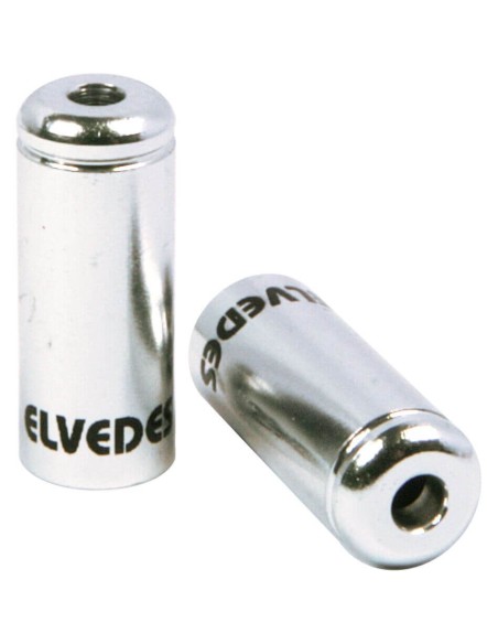 Elvedes gesealede ferrules 5,0mm zilver (50)