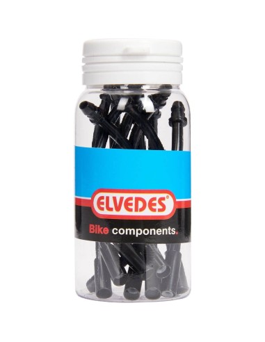 Elvedes V-brake bocht 90gr 5,0mm RVS zwart (10)