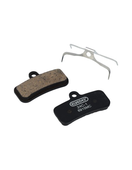 Elvedes schijfremblok 5mm Tektro Q13RS metallic carbon