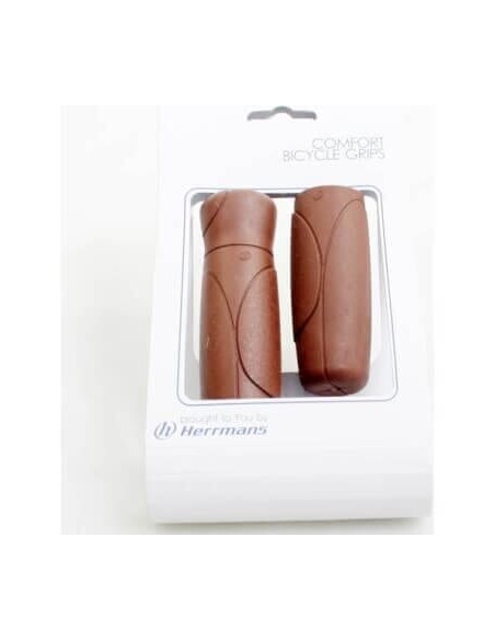 Herrmans handvatten Cut 93 90/120mm bruin