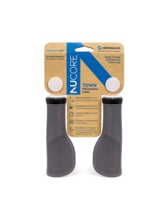 Herrmans handvatten Nucore Grip town peak 130mm grijs