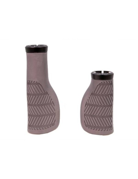 Herrmans handvatten Nucore Grip town wave 90/130mm grijs