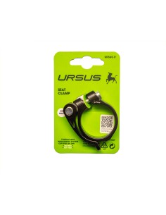Ursus zadelpenklem met snelspanner 40mm alu zwart
