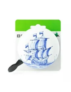 Widek bel Ding Dong delfts blauw boot op kaart
