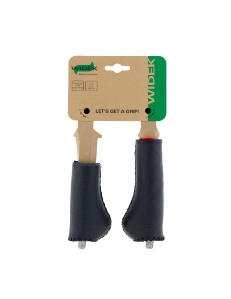 Widek handvatten Leer city 90/120mm zwart