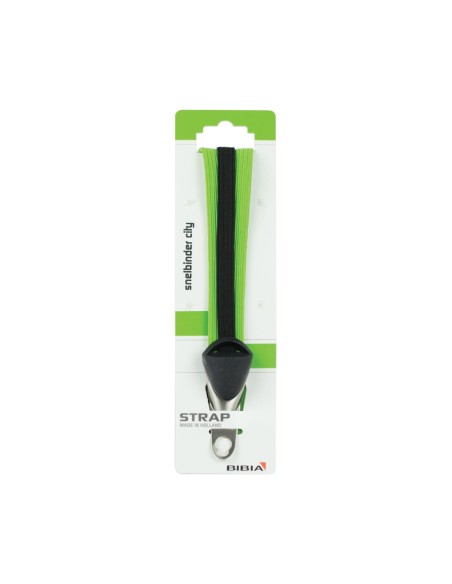 Bibia triobinder City Tour extra lang zwart/groen op kaart