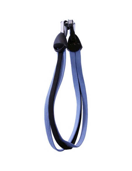 Bibia triobinder haak licht blauw/zwart