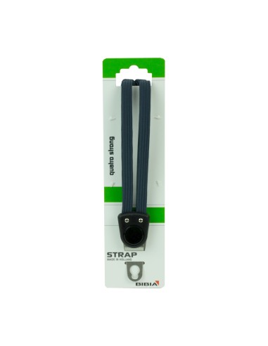 Bibia snelbinder Quatro strong blauw/grijs op kaart