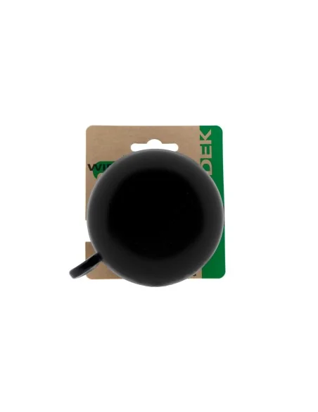 Widek bel Ding Dong 80mm zwart op kaart