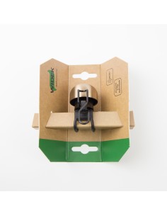 Widek bel Paperclip mini XXL nz PVD rood koper op kaart