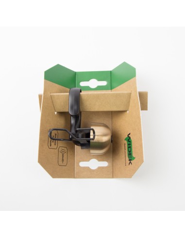 Widek bel Paperclip E-bike nz PVD rood koper op kaart