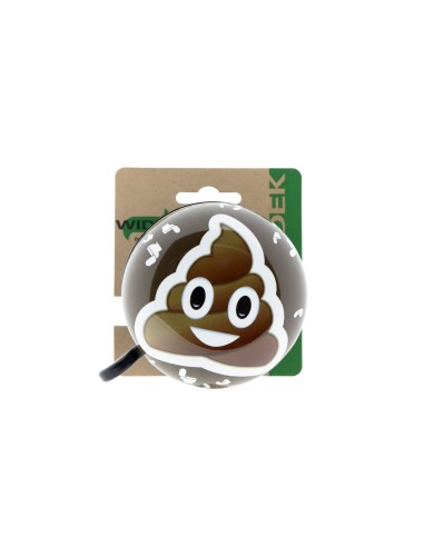 Widek bel Ding Dong Emoticon Poep