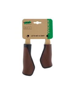 Widek handvatten City Ergo 90/120mm zwart/bruin
