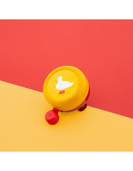 Widek bel Explorer Sleepy Duck rood/geel op kaart