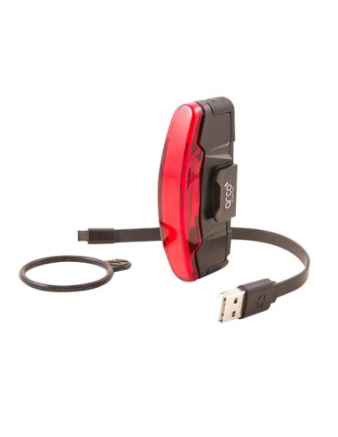Spanninga achterlicht Arco Flash usb C zadelpen