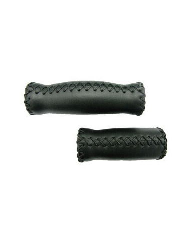 Velo handvatten leer 92/127mm zwart