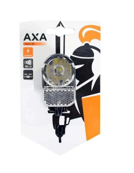 Axa koplamp Pico switch aan/uit dynamo 30 lux zwart