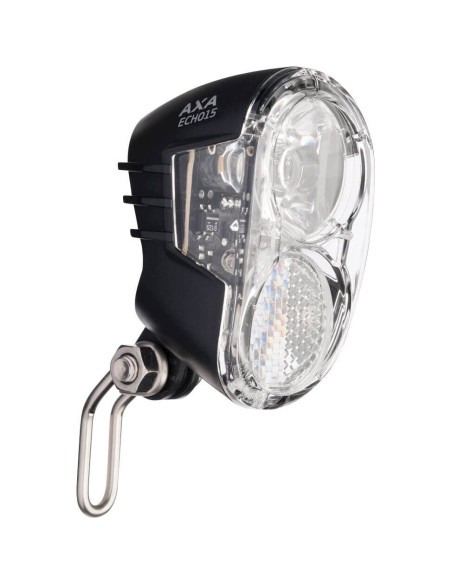 Axa koplamp Echo switch aan/uit dynamo 15 lux zwart