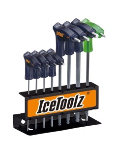 IceToolz inbussleutel set Twinhead 8 delig