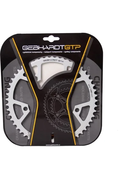 Gebhardt kettingblad 53t 5 gaats 9sp zilver