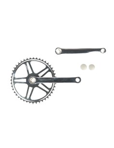 Vinty crankstel 46t spieloos chroom