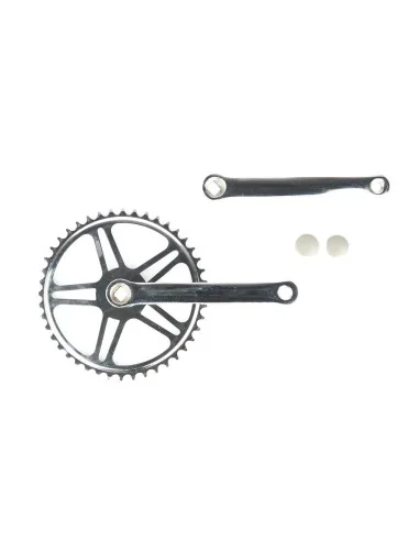 Vinty crankstel 46t spieloos chroom