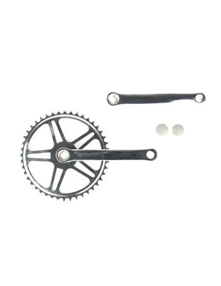 Vinty crankstel 46t spieloos chroom