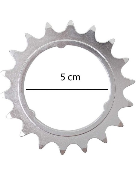 SA tandwiel 18t plat 3/32 C50