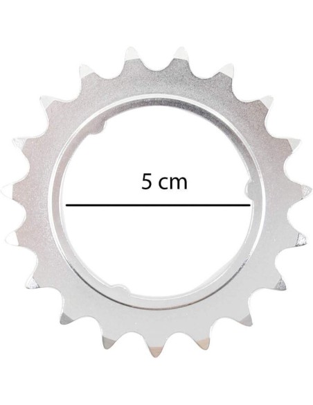 SA tandwiel 19t plat 3/32 C50