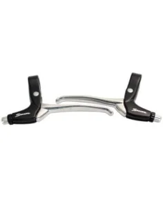 Saccon remgreep set L211 canti/rollerbrake zwart/zilver