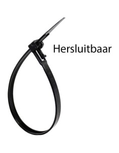 Zak kabelbinder hersluitbaar 250x7.5 (100)