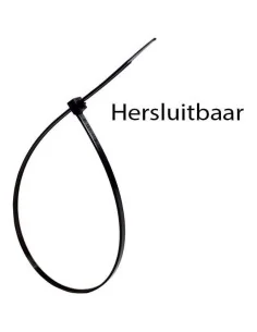 Zak kabelbinder hersluitbaar 280x3.5 (100)