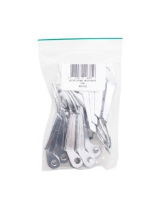 Bofix doos lamphaak snep chroom (10 stuks)
