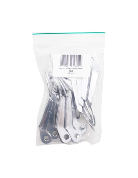 Bofix doos lamphaak snep chroom (10 stuks)