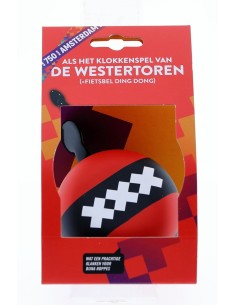 Amsterdam 750 fietsbel klokkenspel van de Westertoren