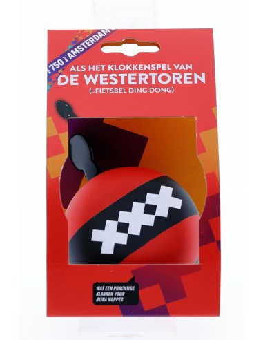 Amsterdam 750 fietsbel klokkenspel van de Westertoren