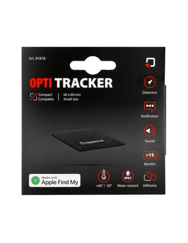Optiline Tracker Compact, Ultra-thin adhesive locator