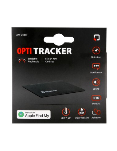 Optiline Tracker Flex, Ultra-thin foldable adhesive locator