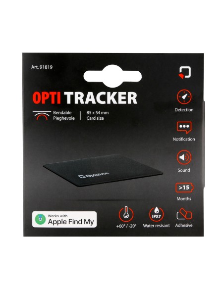 Optiline Tracker Flex, Ultra-thin foldable adhesive locator